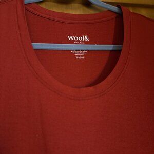 Wool& Merino Wool Maggie Swing Dress XL-Long in Beetroot Red